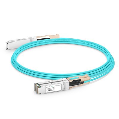 200G QSFP56 do 2x 100G QSFP28 Aktivni optični kabel (AOC), 1M -20 M