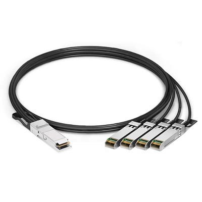 Superior kakovost združljiva 1 0 0G QSFP28 do 4 x 25G sfp28 pasivno neposredno pritrditev bakrenega prelomnega kabla 0,5M -5 m